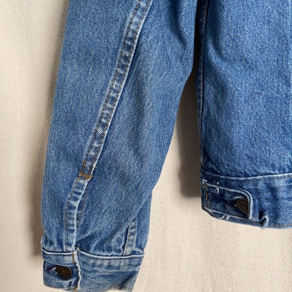 1980's Vintage Levi's Denim Jean Jacket *70704 0216* Size 16 - Picture 6 of 6